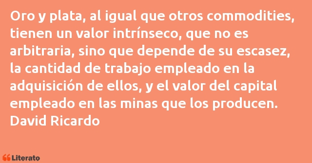 Frases de David Ricardo