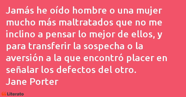 Frases de Jane Porter