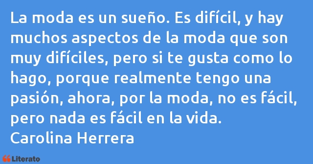 Frases de Carolina Herrera