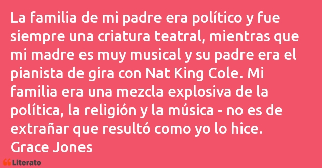 Frases de Grace Jones