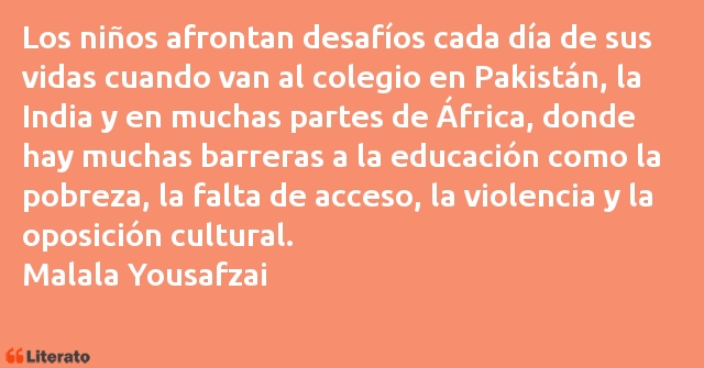 Frases de Malala Yousafzai