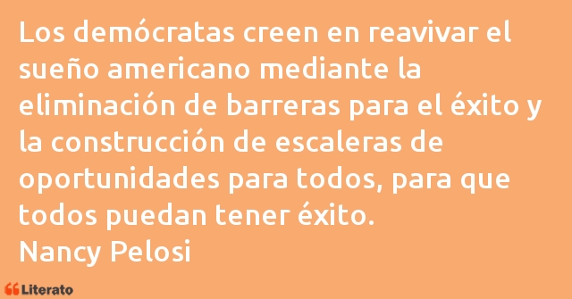 Frases de Nancy Pelosi