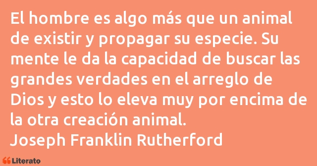 Frases de Joseph Franklin Rutherford