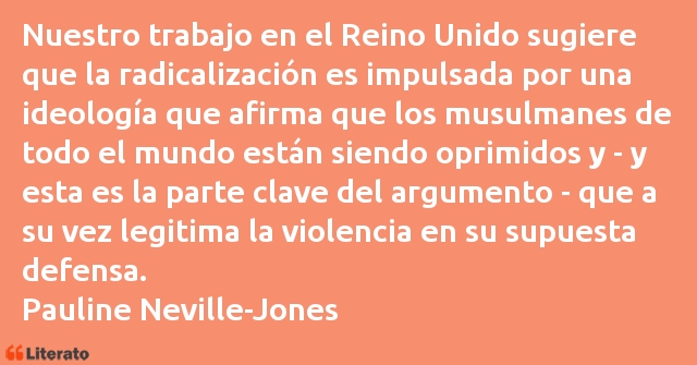 Frases de Pauline Neville-Jones