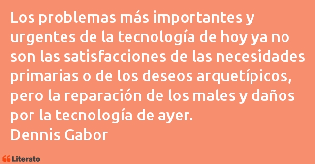 Frases de Dennis Gabor