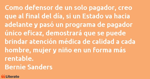 Frases de Bernie Sanders