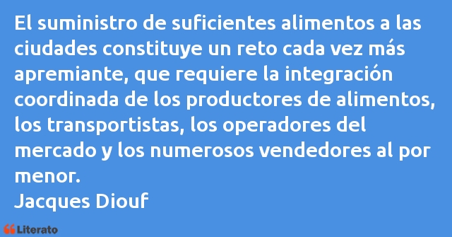 Frases de Jacques Diouf