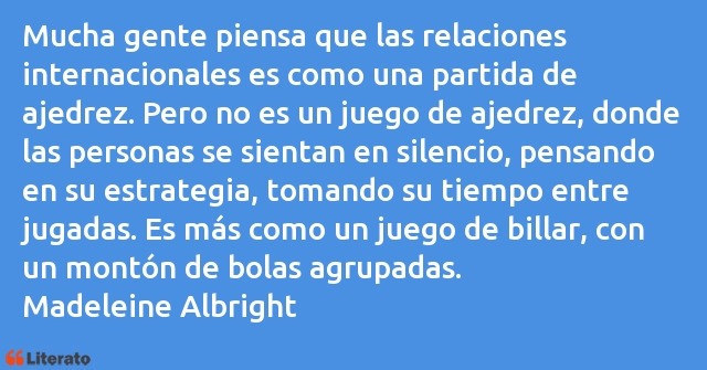 Frases de Madeleine Albright