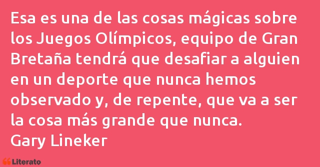 Frases de Gary Lineker