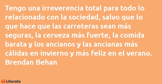 Frases de Brendan Behan