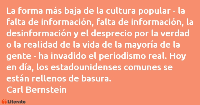 Frases de Carl Bernstein