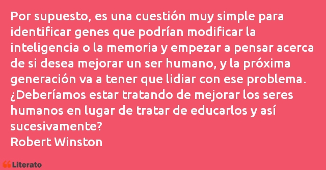 Frases de Robert Winston