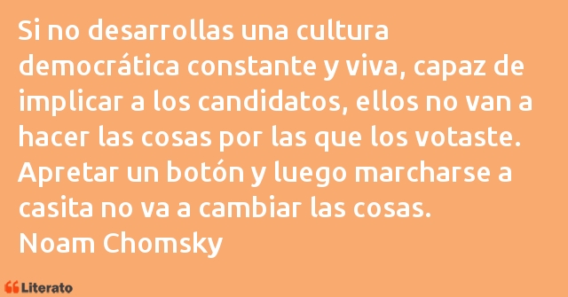 Frases de Noam Chomsky