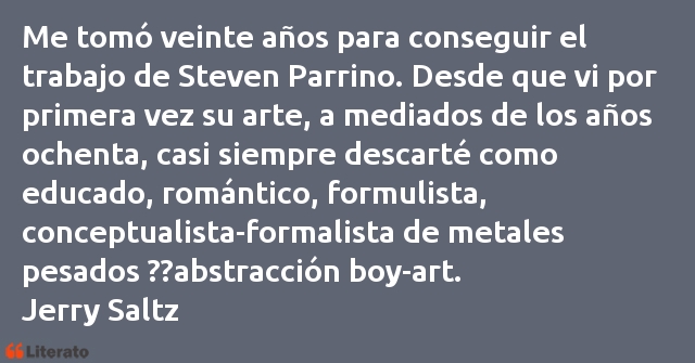 Frases de Jerry Saltz