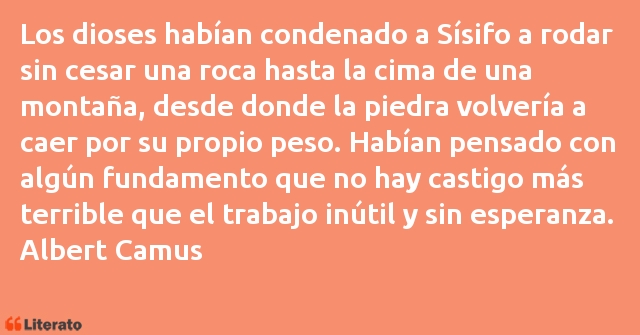 Frases de Albert Camus