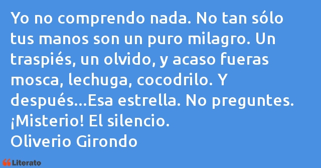 Frases de Oliverio Girondo