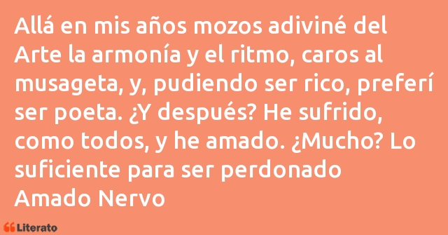 Frases de Amado Nervo