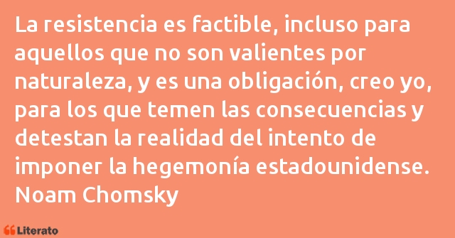 Frases de Noam Chomsky