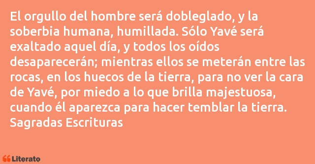 Frases de Sagradas Escrituras