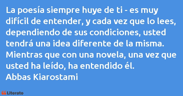 Frases de Abbas Kiarostami