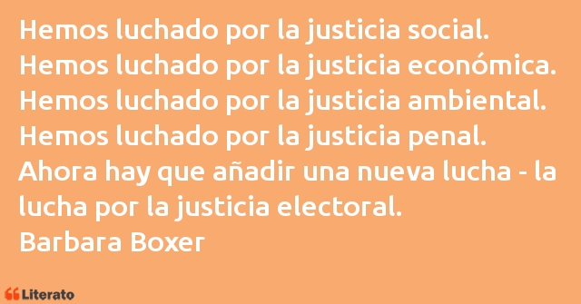 Frases de Barbara Boxer