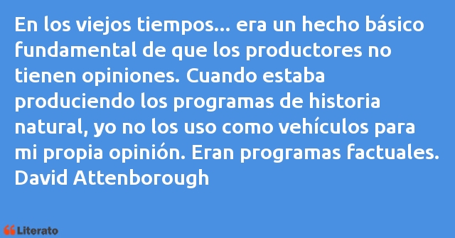 Frases de David Attenborough