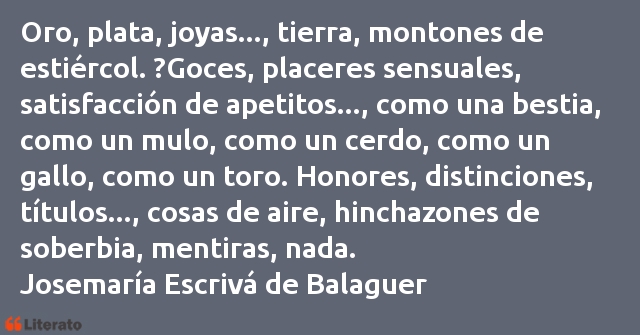 Frases de Josemaría Escrivá de Balaguer