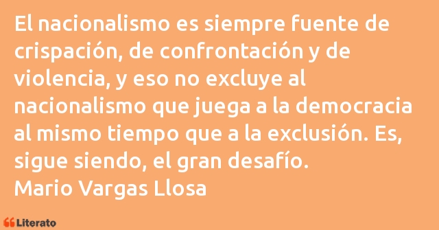 Frases de Mario Vargas Llosa