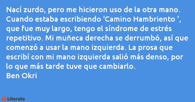 Frases de Ben Okri
