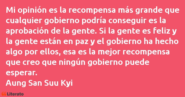 Frases de Aung San Suu Kyi