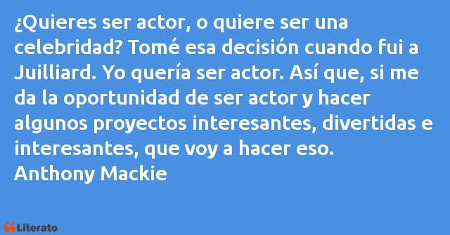 Frases de Anthony Mackie