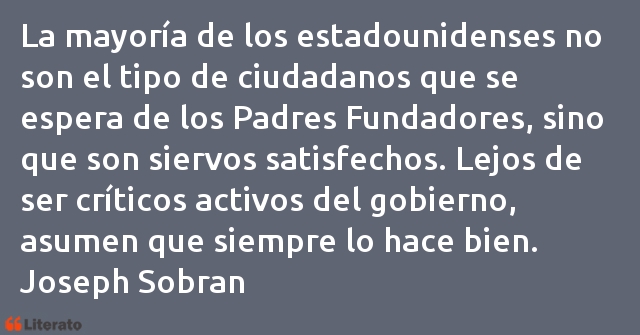 Frases de Joseph Sobran