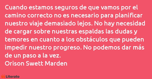 Frases de Orison Swett Marden