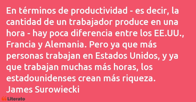 Frases de James Surowiecki