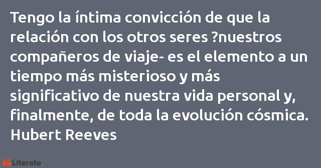 Frases de Hubert Reeves