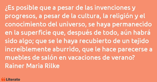 Frases de Rainer Maria Rilke