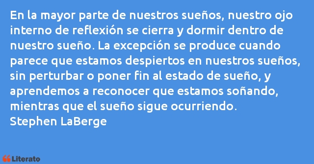 Frases de Stephen LaBerge