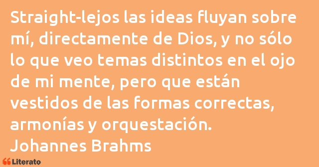 Frases de Johannes Brahms