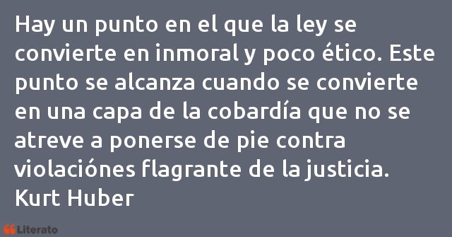 Frases de Kurt Huber