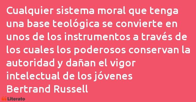 Frases de Bertrand Russell