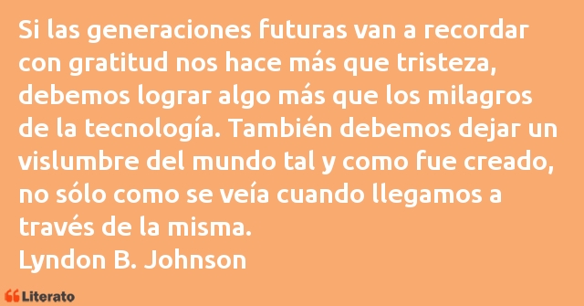 Frases de Lyndon B. Johnson