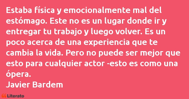 Frases de Javier Bardem