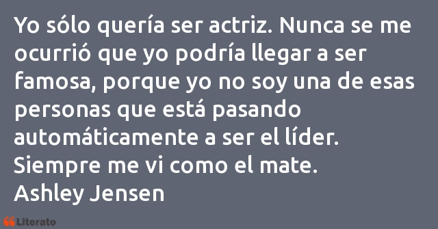 Frases de Ashley Jensen