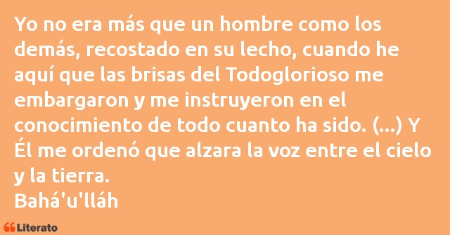 Frases de Bahá'u'lláh