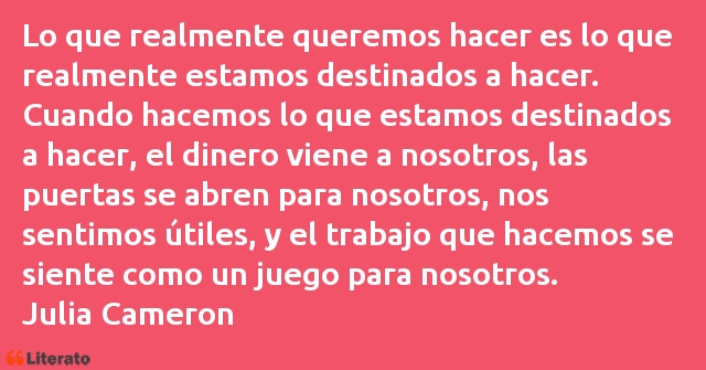 Frases de Julia Cameron