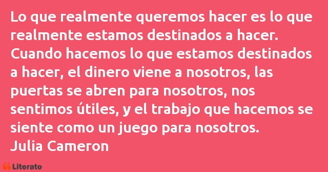 Frases de Julia Cameron