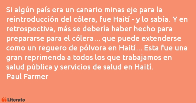 Frases de Paul Farmer