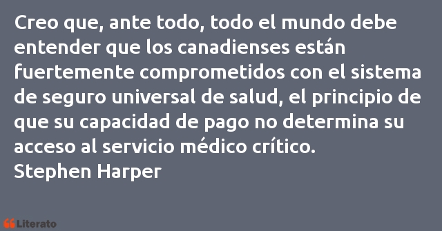 Frases de Stephen Harper