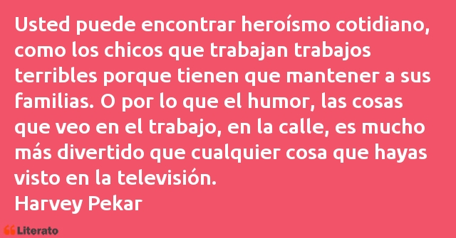 Frases de Harvey Pekar