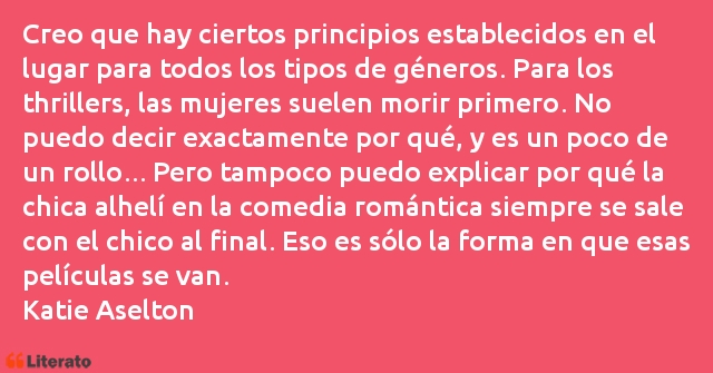 Frases de Katie Aselton